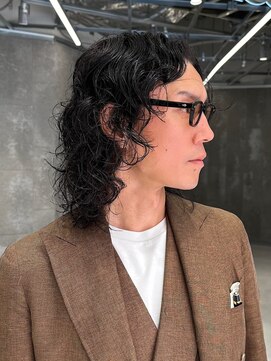 ピークアブー 原宿ハラカド(PEEK-A-BOO) メンズ/パーマ/サーフカール/ロング/センターパート/レイヤー