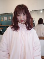 ヨー(Yoh-)&nbsp;【ピンクブラウン/阿部達哉】レイヤー/ミディアムレイヤー