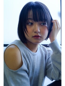 ファイン 美容室 深川店(FINE) 20代30代40代ブリーチなしオリーブグレージュくびれミディ