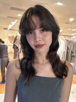 ノラ ヘアーサロン(NORA HAIR SALON) 【大久保】海外風レイヤーカットセンターパート