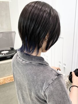 ダブルトーキョー シブヤ(W-TOKYO SHIBUYA) 【ショートウルフ】インナーカラー　ウルフカット