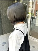 髪質改善ストレート タッセルボブ 前下がりボブ 縮毛矯正