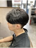 刈り上げセンターパート