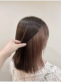 イヤリングカラー/インナーカラー/ピンクベージュ
