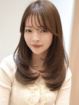 バイオレットジェム(Violet`jem) レイヤーカットローズブラウンココアブラウン小顔ヘアRI-81