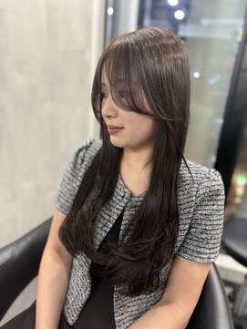 ラベル 渋谷(LAVEL) 縮毛矯正×レイヤーカットで創る"グロスレイヤーカット"