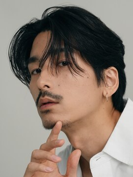 レタッチバイフィフス(RETOUCH by fifth) 原宿センターパートフェザーパーマメンズパーマニュアンスパーマ