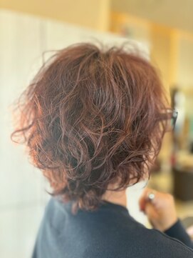 ビーグレイス シモエド店 ショート×パーマ