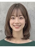 内巻きレイヤースタイル
