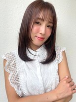 カバーヘアアンドスパ ブリス 浦和(COVER HAIR&SPA bliss) ミディアム韓国レイヤー髪質改善/小顔/ココアブラウンp浦和