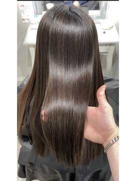 アンベル(ANBEL) ブリーチハイライト髪質改善ダブルカラーレイヤーカット