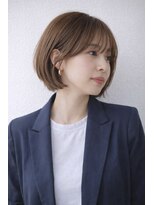 エマ(emma)&nbsp;大人の上品コンパクトボブ×ナチュラルベージュ