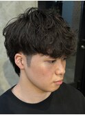 メンズマッシュシャドウパーマ