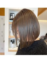 ヘアーサロン エンス(hair salon Ens)&nbsp;３０代４０代/ナチュラルボブ/切りっぱなし