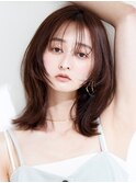 【over hair】くびれボブ×シースルーバング×艶髪