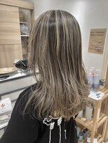 ネオリーブサイン 大森店(Neolive sign) バレイヤージュ アッシュグレージュ 【大森】