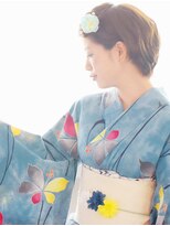 ヘアーサロン ラフリジー(Loufreasy)&nbsp;大人っぽショート浴衣スタイル！！