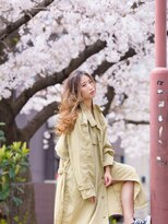 リブロ 三軒茶屋(LIBRO) 毛先グラデカラーロコガール風