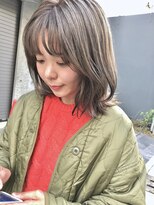 ワール(whirl.)&nbsp;パールベージュ×大人マッシュウルフ☆