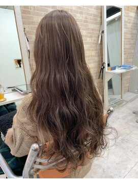 ペアル(PEAAL) アディクシー　外国人風　グレー ラベンダーグレー ハイライト