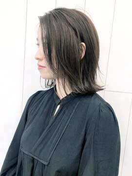 アイティー バイ アルバム 中野店(IT by ALBUM) アッシュグレージュ_ウェーブパーマフォギーベージュ_ba281453