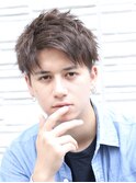 21'ssアップバング×ショートスパイラルパーマ