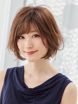 ミチオノザワヘアサロンギンザ 静岡店(Michio Nozawa HAIR SALON Ginza) ナチュラルパーマ×ひし形ショート!