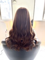 アンドシャルム 心斎橋(&CHALME) camel beige 艶巻きarrange