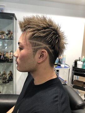 メンズ ヘアープロデュース フェード(Men’s hair produce FADE) ラインアート