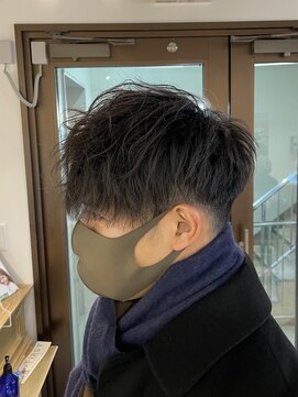 コワファーストナガサキシャンプーボーイ(COIFF1RST NAGASAKI SHAMPOO BOY) ナチュラルパーマ ソフトツイストスパイラル