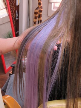 エクステンション アトレ(extention attre) むらさきインナーカラー