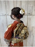 ヘアセット　成人式/卒業式