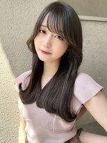 ロンド マーレ 天神大名店(Lond mare) 韓国くびれヘア/フェミニンロング/韓国ヘア/チェリーブラウン