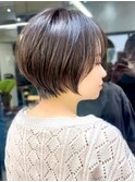 ショート/前髪カット/顔周り×ブリーチなし/髪質改善[池袋]