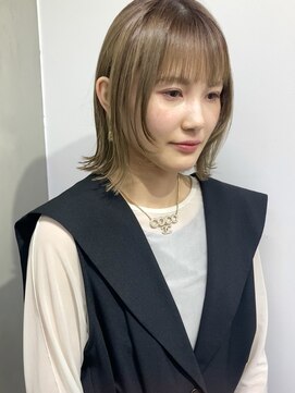 エイト 三軒茶屋店(EIGHT) 顔まわりレイヤー×透明感グレージュ