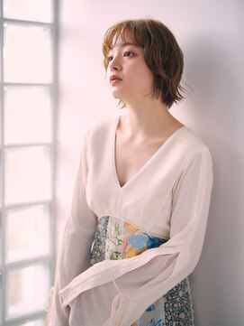 リィベ(Liibe) 20代30代40代/ボブルフ/ボブパーマ/ことりベージュ/前髪パーマ