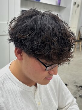 フィフス 名駅(fifth) 再現性高い波巻きスパイラルパーマ×刈り上げマッシュ