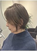 自由が丘ブリーチリタッチカラー白髪ぼかしハイライト白髪染め
