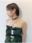 ミニボブ×ファッション