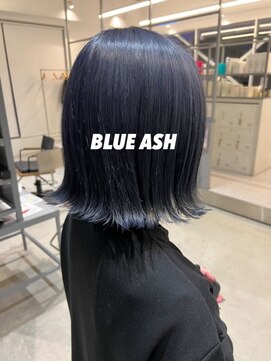 ルミヘアー 金沢駅西口店(Lumi hair) ネイビーアッシュ