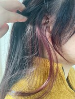 クララ ジャパン みらい平店(CLALA JAPAN)&nbsp;流行りサイドバング×ピンク系冬色カラー