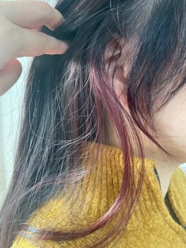 クララ ジャパン みらい平店(CLALA JAPAN) 流行りサイドバング×ピンク系冬色カラー