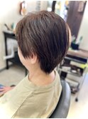 手ぐしベリショ×上質白髪染め