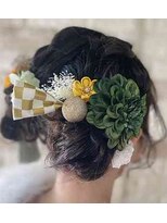 ルーキス(LUCIS)&nbsp;着物ヘアセット、ヘアアレンジ