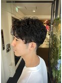 【W_SALON 河原町】大人パーマ/センターパート