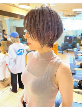 ネオリーブ モカ 川崎チネチッタ店(Neolive mocca) 20代30代40代50代   大人 ショートボブ イメチェン 川崎　小顔