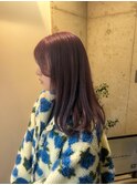 セミロング　深めラベンダー／川崎／ハイトーン