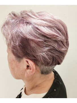 松本平太郎美容室 吉祥寺パートファイブ(PART5) ツーブロックショート×スライシングカラー