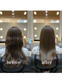 髪質改善、エステカラー・白髪染め　30代、40代、50代