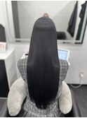 黒髪うるツヤロング